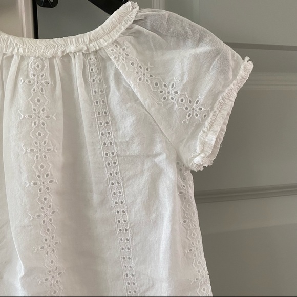 NWT Roller Rabbit Baby Girls Eyelet Cap Sleeve Top - Picture 4 of 5